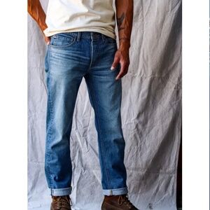 Wies Made Jack Fit Jeans Straight Cut in Ocean Wash Made in U.S.A. - 33